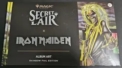 MTG Secret Lair x Iron Maiden Album Art Rainbow Foil Edition SEALED - Image 1