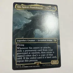 Mtg Sin, Spira's Punishment (Borderless) Final Fantasy Regular Rare - Image 3