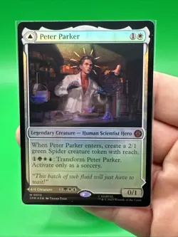 Peter Parker / Amazing Spider Man - Foil - Marvel's SPM MTG 0010 - Image 3