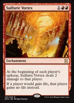 MTG Sulfuric Vortex - Foil, Eternal Masters, Heavily Played, English - Image 1
