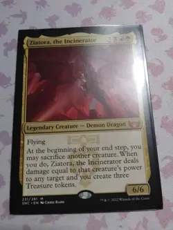 Ziatora, the Incinerator Black Red Green Budget Custom Built commander Deck - Image 1