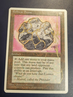 MTG Fellwar Stone Artist Signed Quinton Hoover - Image 1