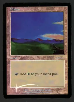 ***FOIL Arena Plains Christopher Rush*** MTG Promo Magic Kid Icarus - Image 1