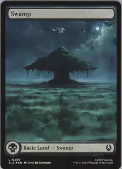 MTG (FOIL) Swamp () L Avatar: The Last Airbender 289 NM - Image 1