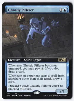 Ghostly Pilferer (Extended Art) R Core Set 2021 350 NM - Image 1