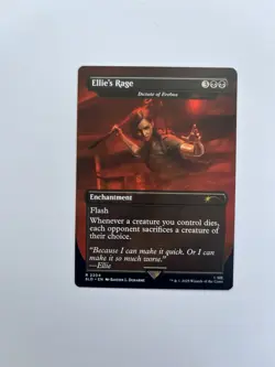 Ellie’s Rage (Dictate Of Erebos) Secret Lair The Last Of Us Magic The Gathering - Image 1