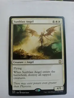 Sunblast Angel 074 Mtg Magic The Gathering Regular Rare AFC NM - Image 1