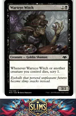 Magic the Gathering MTG Modern Horizons Warteye Witch #115 Buy 2 Get 1 - Image 1