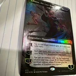 MTG Liliana, the Last Hope -Double Masters - Textured Foil Extended Art - ENG - Image 2