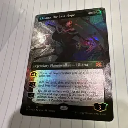 MTG Liliana, the Last Hope -Double Masters - Textured Foil Extended Art - ENG - Image 3