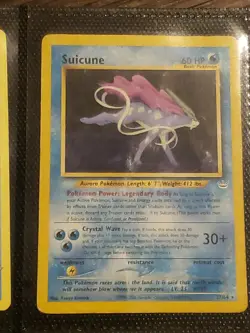 Suicune Neo Revelation 27/64 Regular Non-Holo Card 1995-2000 Vintage Pokemon - Image 1
