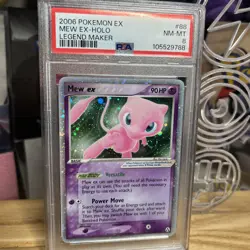 2006 Mew EX 88/92 Legend Maker Holo Nm-mt PSA 8 - Pokemon - Image 1