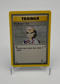 Pokemon Trading Card Game TCG Base Set 2 Trainer Professor Oak 116/130 - Image 1