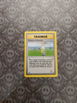 Pokemon Breeder (Trainer) Reg. 105/130 Base Set 2 Pokemon Card - Image 1