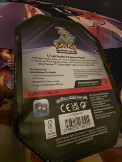 3x Pokemon TCG Triple Whammy SEALED COLLECTOR TIN SET Darkrai Tyranitar Slaking - Image 2