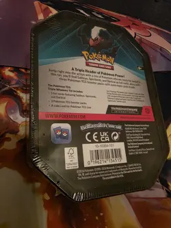 3x Pokemon TCG Triple Whammy SEALED COLLECTOR TIN SET Darkrai Tyranitar Slaking - Image 3