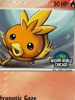 Pokemon TCG- Torchic Wizard World Chicago Rare Promo 2005 Ex Emerald #69 -NM - Image 2