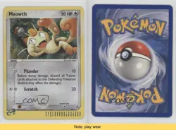 Meowth (EX Series Collector's Tin) Holo Pokemon Nintendo Black Star Promo x0a - Image 3