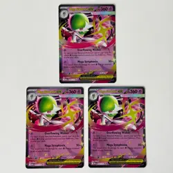 X3 Mega Gardevoir ex - 060/132 - ME01: Mega Evolution Pokemon Playset TCG - NM - Image 1