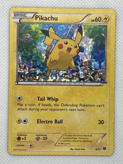 [LP] Pikachu 6/12 McDonald's Collection Promo Holo 2015 Pokemon TCG - Image 1