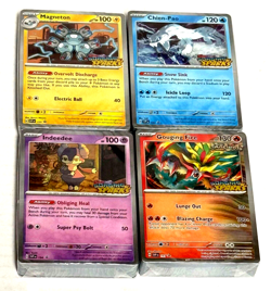 Surging Sparks Prerelease Pokemon Promo Set of 4 Magneton Gouging Fire Chien-Pao - Image 1
