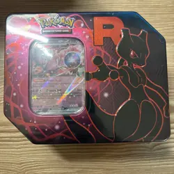 Pokemon TCG - Team Rocket - Mewtwo EX Tin - New Sealed 2025 - Pokemon Mewtwo Ex - Image 1