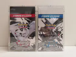 (2) Lot 2025 Pokemon SV White Flare & Black Bolt Booster Bundle Display Box - Image 1