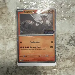 Pokemon Phantasmal Flames Reshiram Stamped Promo sealed - Image 1