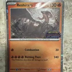 Pokemon Phantasmal Flames Reshiram Stamped Promo sealed - Image 2