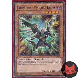 Yugioh Raidraptor - Vanishing Lanius SP15-EN029 Shatterfoil 1st Edition LP - Image 1