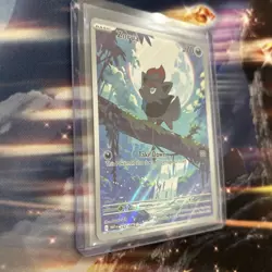 Pokemon TCG Zorua White Flare Illustration Rare Holo Card 142/086 NM Condition - Image 2