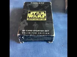 Star Wars CCG Premiere Starter Deck unlimtited edition 60 card set open box - Image 1