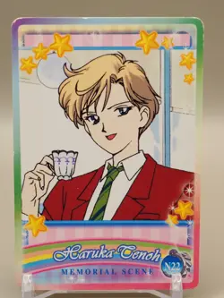 Haruka Tenou PRETTY SOLDIER Sailor Moon N22 Anime Bandai TCG Card Japanese B628 - Image 1