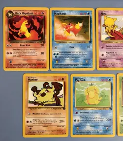 7 Card Lot Team Rocket Set Vintage 2000 Pokemon Wizards of the Coast See Pics! - Image 3
