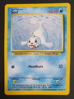 Seel 41/102 - Base Set 1 - Pokemon Card - Excellent Condition - Image 1