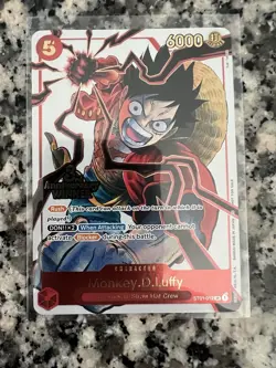 Monkey.D.Luffy - ST01-012 FOIL (3rd Anniversary Winner)One Piece Promotion Cards - Image 1