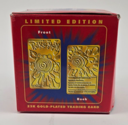 RARE Poliwhirl Pokemon 1999 23k Gold Plated SEALED Trading Card Pokeball - Image 3