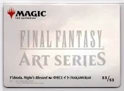 Y'shtola, Night's Blessed Art Card (Gold-Stamped) 53 FINAL FANTASY NM - Image 2