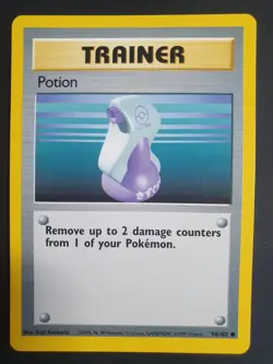 Potion 94/102 Trainer - Base Set 1 - Pokemon Card - Excellent Condition - Image 1