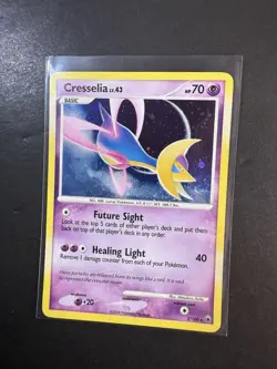 Cresselia 2008 D&P Majestic Dawn Pokemon Holo Rare Card #2/100 - SWIRL - MINT - Image 1