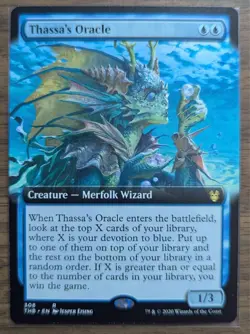 Thassa's Oracle (Extended Art) -Foil NM MTG Theros Beyond Death - Image 1