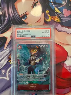 PSA10 Marco full artOP02-018 PRB01 One Piece Card The Best English GEM MT POP11 - Image 1