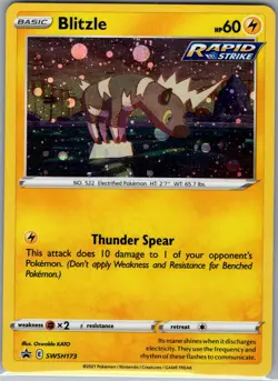 Blitzle SWSH173 Holo SWSH: Sword & Shield Promo Cards - Pokemon Card - NM - Image 1