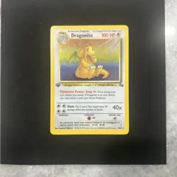 Pokemon TCG Dragonite Holo Rare 1st Edition Fossil Card 4/62 LP/NM - Image 4