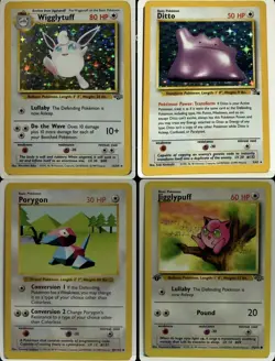 1999 Vintage Pokemon Card Lot WOTC Base Set Jungle Fossil Team Rocket - Image 1
