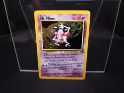 Mr. Mime 6/64 Holo Card Jungle Set 1999 Pokemon WOTC - Image 1