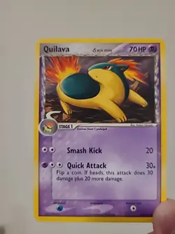 Pokemon TCG Card: Quilava (Delta Species) Uncommon 36/101 Dragon Frontiers LP - Image 3
