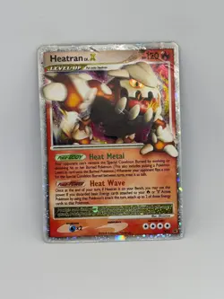 Pokemon Card Heatran LV. X DP31 Diamond & Pearl Promos HOLO RARE - HP - Image 1