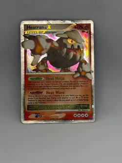 Pokemon Card Heatran LV. X DP31 Diamond & Pearl Promos HOLO RARE - HP - Image 2