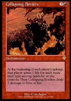 Collapsing Borders - Medium Play MTG Invasion - Image 1